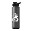 Garyline® Slim Fit RPET Bottle with Drink-Thru Lid - 32 oz. - Smoke