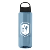 Garyline® Slim Fit RPET Bottle with Oval Crest Lid - 32 oz. - Glacier Blue