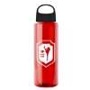 Garyline® Slim Fit RPET Bottle with Oval Crest Lid - 32 oz. - Red