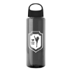 Garyline® Slim Fit RPET Bottle with Oval Crest Lid - 32 oz. - Smoke
