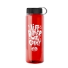 Garyline® Slim Fit RPET Bottle with Tethered Lid - 32 oz. - Red