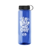 Garyline® Slim Fit RPET Bottle with Tethered Lid - 32 oz. - Royal Blue