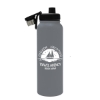 Garyline® Goliath Stainless Steel Bottle with Spout Lid - 33 oz. - Gray