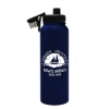 Garyline® Goliath Stainless Steel Bottle with Spout Lid - 33 oz. - Navy Blue