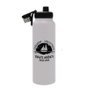 Garyline® Goliath Stainless Steel Bottle with Spout Lid - 33 oz. - White