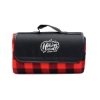 Garyline® Roll-Up Picnic Blanket - Black with Red