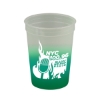 Garyline® Cups-on-the-Go Color-Changing Stadium Cup - 12 oz. - Frost to Green