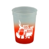 Garyline® Cups-on-the-Go Color-Changing Stadium Cup - 12 oz. - Frost to Orange