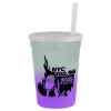 Garyline® Cups-on-the-Go Color-Changing Sport Sipper - 12 oz. - Frost to Violet