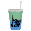 Garyline® Cups-on-the-Go Color-Changing Sport Sipper - 12 oz. - Green to Blue