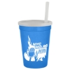 Garyline® Cups-on-the-Go Sport Sipper - 12 oz. - Translucent Blue