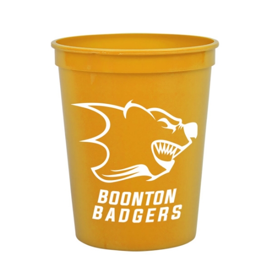 Garyline® Cups-on-the-Go Stadium Cup - 16 oz. - Athletic Gold