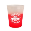 16 Oz. Cool Color Change Cup - Frost to Red