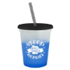 Garyline® Cups-on-the-Go Color-Changing Sport Sipper - 16 oz. - Frost to Blue