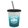 Garyline® Cups-on-the-Go Color-Changing Sport Sipper - 16 oz. - Frost to Teal