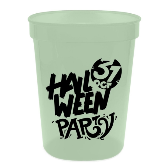 16 Oz. Glow In The Dark Stadium Cup - Glow in the Dark