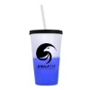 Garyline® Cups-on-the-Go Color-Changing Sport Sipper - 22 oz. - Frost to Blue