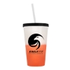 Garyline® Cups-on-the-Go Color-Changing Sport Sipper - 22 oz. - Frost to Orange