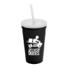 Garyline® Cups-on-the-Go Sport Sipper - 22 oz. - Black