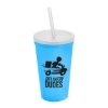 Garyline® Cups-on-the-Go Sport Sipper - 22 oz. - Cyan