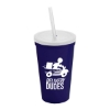 Garyline® Cups-on-the-Go Sport Sipper - 22 oz. - Navy Blue
