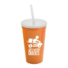 Garyline® Cups-on-the-Go Sport Sipper - 22 oz. - Orange