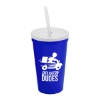 Garyline® Cups-on-the-Go Sport Sipper - 22 oz. - Royal Blue