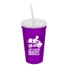 Garyline® Cups-on-the-Go Sport Sipper - 22 oz. - Translucent Violet