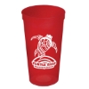 Garyline® Cups-on-the-Go Stadium Cup - 24 oz. - Translucent Red