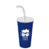 Garyline® Sport Sipper Cup with Straw Lid - 24 oz. - Navy Blue