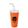 Garyline® Sport Sipper Cup with Straw Lid - 24 oz. - Orange