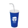 Garyline® Sport Sipper Cup with Straw Lid - 24 oz. - Royal Blue