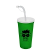Garyline® Sport Sipper Cup with Straw Lid - 24 oz. - Translucent Green