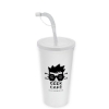 Garyline® Sport Sipper Cup with Straw Lid - 24 oz. - White