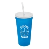 Garyline® Sport Sipper Cup - 24 oz. - Translucent Blue