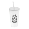 Garyline® Sport Sipper Cup - 24 oz. - White