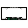 Corner View License Plate Frame - Black