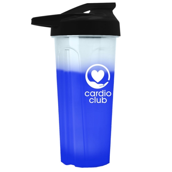 Garyline® Endurance Color-Changing Shaker Tumbler with Drink-Thru Lid - 24 oz - Frost to Blue