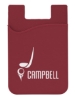 Good Value™ Silicone Mobile Pocket - Maroon