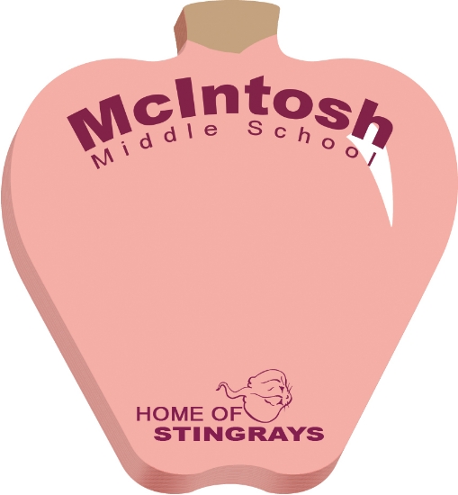 Souvenir® Sticky Note™ 3" x 3" Die Cut Pad, 25 sheet - Snd3a