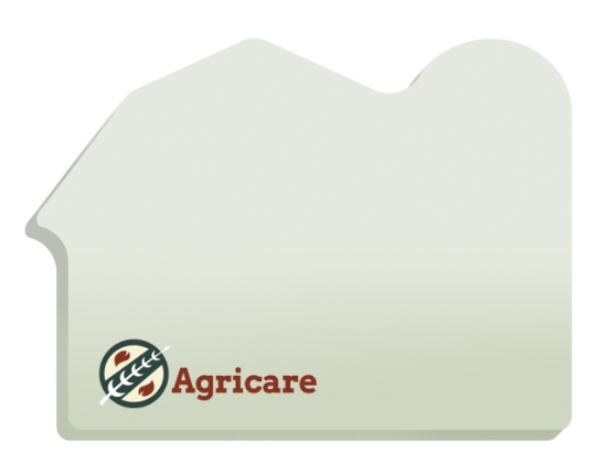 Souvenir® Sticky Note™ 4" x 3" Die Cut Pad, 25 sheet - Barn