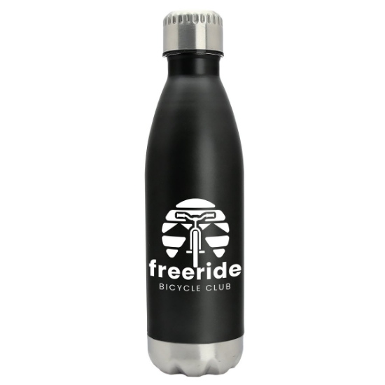 Garyline® Stainless Steel Bottle - 17 oz. - Black