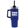 Garyline® Trek Stainless Steel Mug with Handle - 40 oz. - Blue