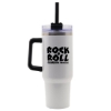 Garyline® Trek Stainless Steel Mug with Handle - 40 oz. - White