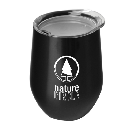 Garyline® Vino Stainless Steel Wine Tumbler - 10 oz. - Black