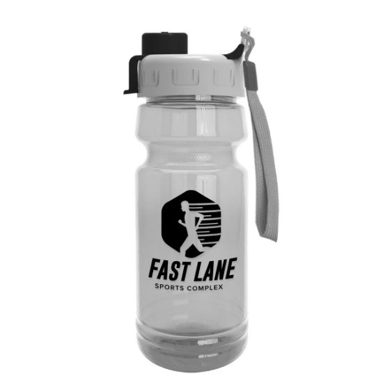 Garyline® Trainer Clear Bottle with Quick-Snap Lid - 24 oz. - Clear