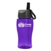 Garyline® Poly+ Jr. Bottle with Ring-Straw Lid - 18 oz. - Translucent Violet