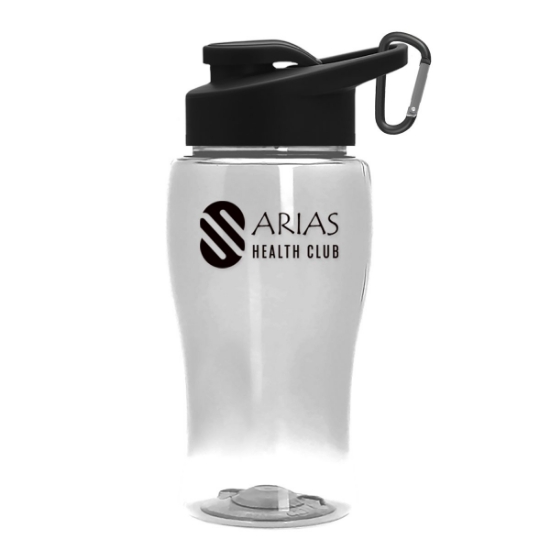 Garyline® Poly+ Jr. Bottle with Drink-Thru Lid - 18 oz. - Clear