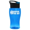Garyline® Poly+ Jr. Bottle with Pop-Up Lid - 18 oz. - Translucent Blue
