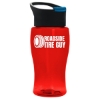 Garyline® Poly+ Jr. Bottle with Pop-Up Lid - 18 oz. - Translucent Red